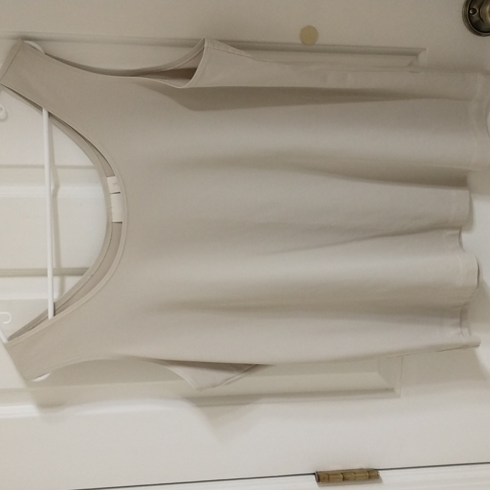 Chico's Travelers Tan Tank Top size 3